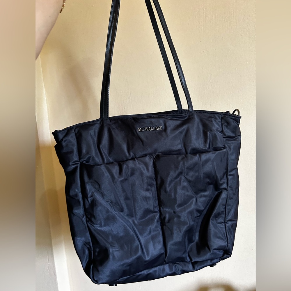 MZ Wallace Dawn Blue Bowery Quatro Tote
